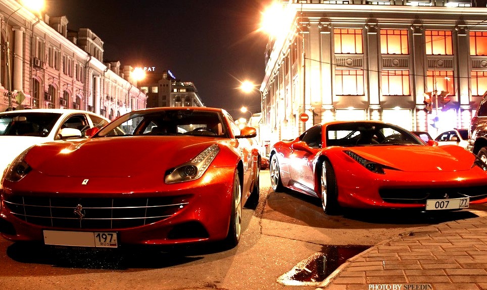 Ferrari FF and 458 Italia